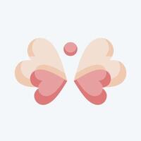 Icon Nature. related to Recycling symbol. flat style. simple design illustration vector