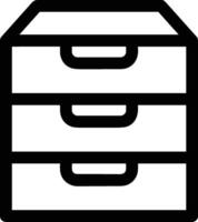 Storage data icon symbol image for database illustration vector
