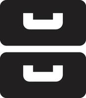 Storage data icon symbol image for database illustration vector