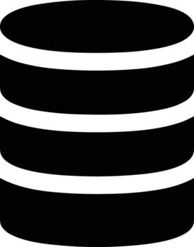 Storage data icon symbol image for database illustration vector