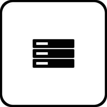 Storage data icon symbol image for database illustration vector