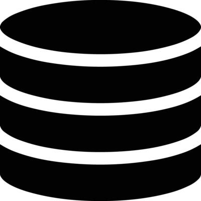 Storage data icon symbol image for database illustration
