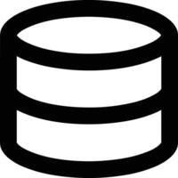 Storage data icon symbol image for database illustration vector