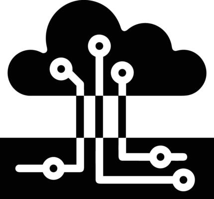 Storage data icon symbol image for database illustration