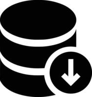 Storage data icon symbol image for database illustration vector