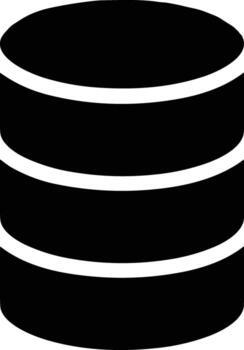 Storage data icon symbol image for database illustration vector