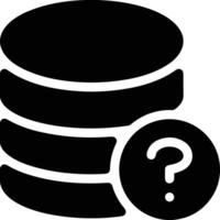 almacenamiento datos icono símbolo imagen para base de datos ilustración vector