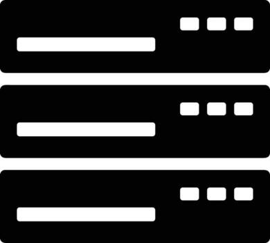 Storage data icon symbol image for database illustration vector