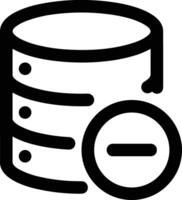 Storage data icon symbol image for database illustration vector