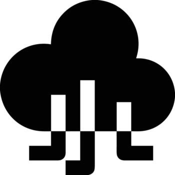 Storage data icon symbol image for database illustration vector