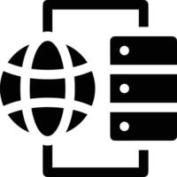 Storage data icon symbol image for database illustration vector