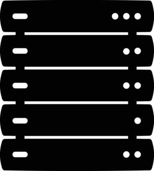 Storage data icon symbol image for database illustration vector