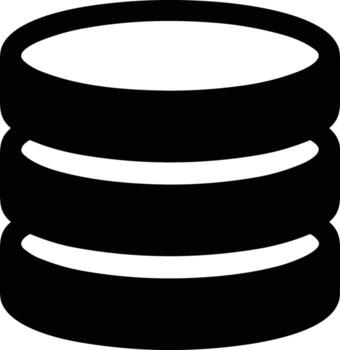 Storage data icon symbol image for database illustration vector