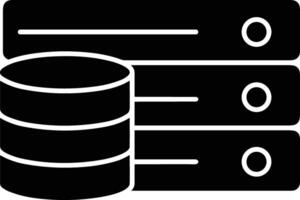 almacenamiento datos icono símbolo imagen para base de datos ilustración vector