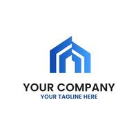 Real Estate House Building Apartment Logo vector