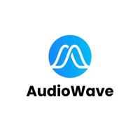 Audio Music Sound Wave Logo vector