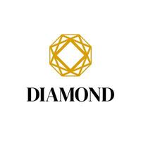 Diamond Gem Jewelry Crystal Logo vector