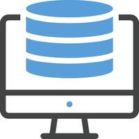 Storage data icon symbol image for database illustration vector