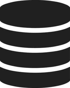 Storage data icon symbol image for database illustration vector