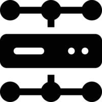 Storage data icon symbol image for database illustration vector