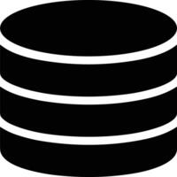 Storage data icon symbol image for database illustration vector