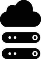 Storage data icon symbol image for database illustration vector