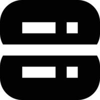 Storage data icon symbol image for database illustration vector