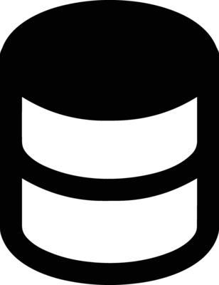 Storage data icon symbol image for database illustration