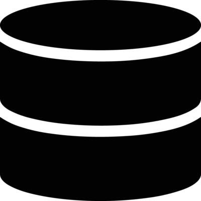 Storage data icon symbol image for database illustration