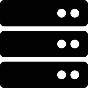 Storage data icon symbol image for database illustration vector