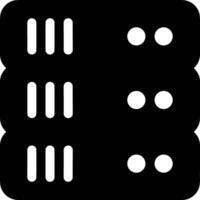 Storage data icon symbol image for database illustration vector