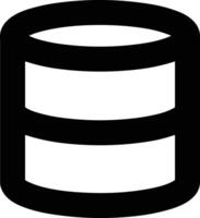 Storage data icon symbol image for database illustration vector