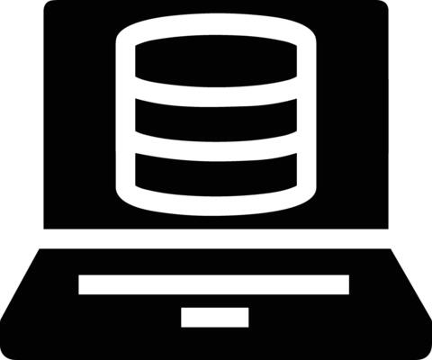 Storage data icon symbol image for database illustration