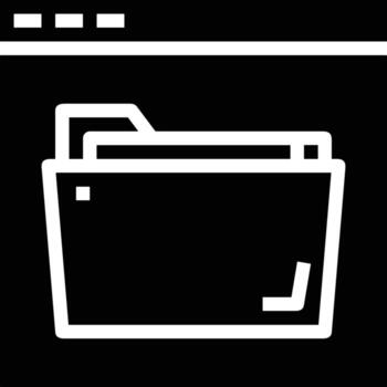 almacenamiento datos icono símbolo imagen para base de datos ilustración vector