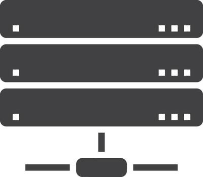 Storage data icon symbol image for database illustration vector