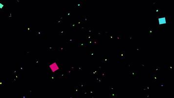 Burst Confetti Animation HD On Alpha video