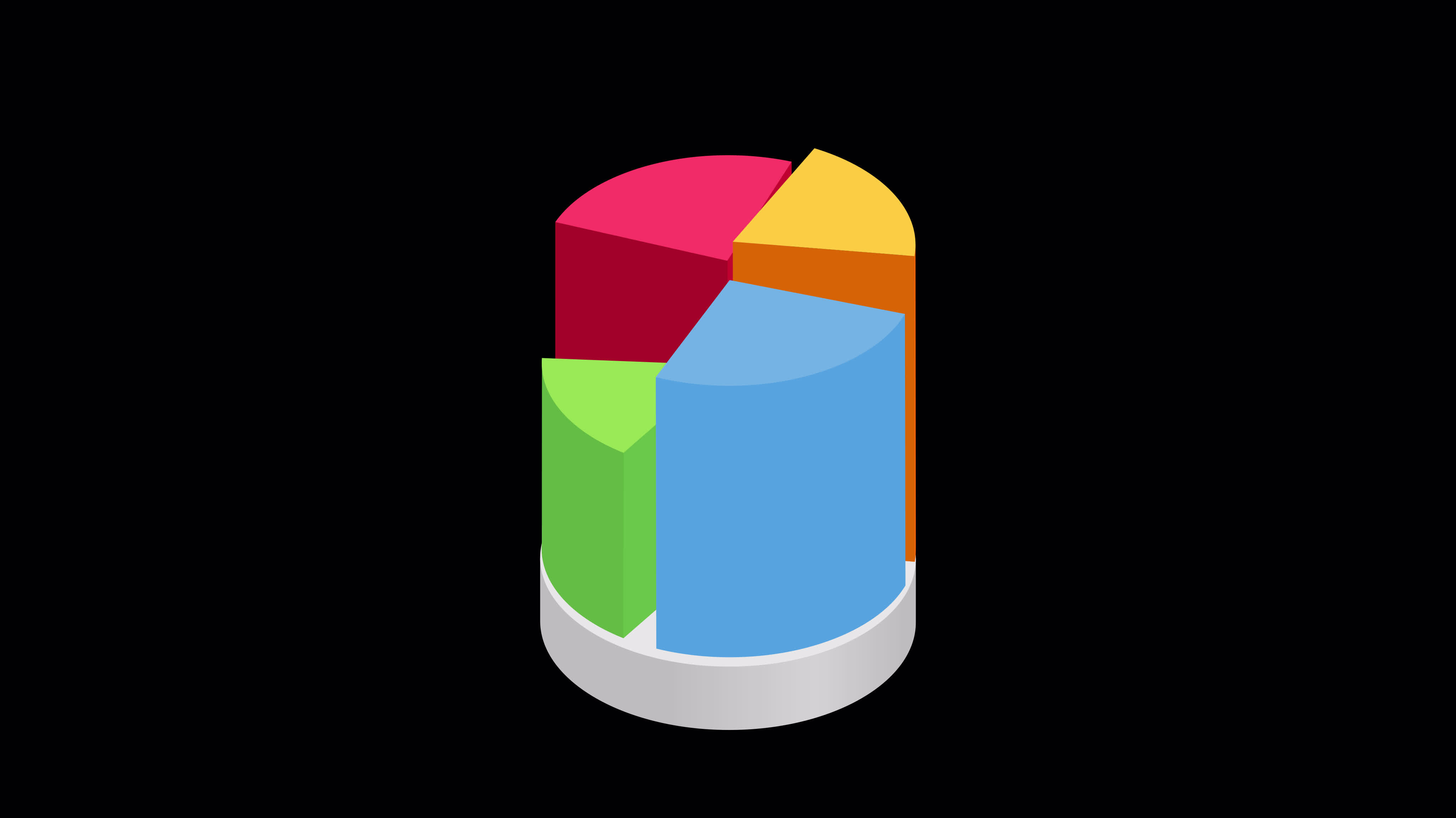 Animated data graph moves up and down on a transparent alpha channel in ...
