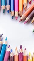 Colorful Assorted Colored Pencils photo