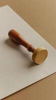 Wooden Wax Seal Handle photo