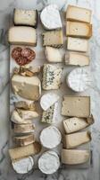 Assorted Artisan Cheese Platter photo