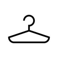 hanger line icon vector