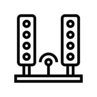 sound line icon vector