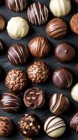 Assorted Gourmet Chocolate Truffles photo