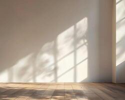 Sunlight Shadow Play on Empty Room photo