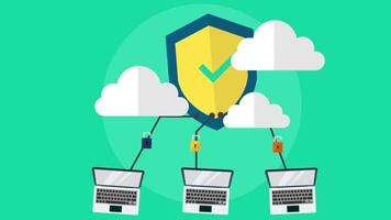 Protect Yourself From Viruses By Ensuring Network Security 2D Cartoon Animation video