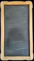 Blank Chalkboard Wooden Frame photo