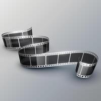 película carrete , cine, película y fotografía 35mm tira antecedentes. 3d elementos. vector