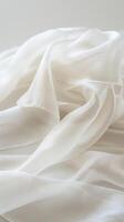 Sheer White Fabric Texture photo