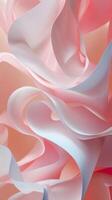 Abstract Wavy Ribbon Design photo