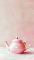 Pastel Pink Teapot Simplicity photo